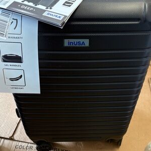 inUSA Black Hardshell Suitcase